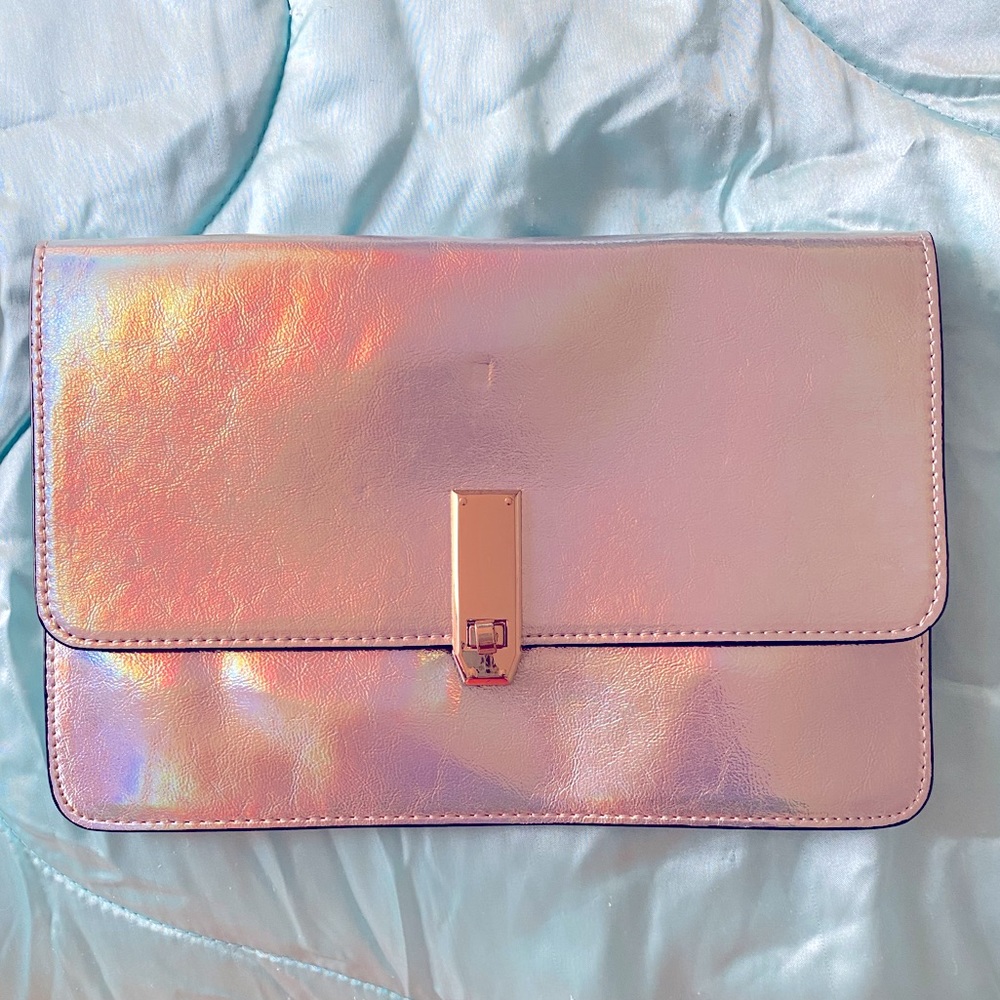 Iridescent Express Envelope Clutch